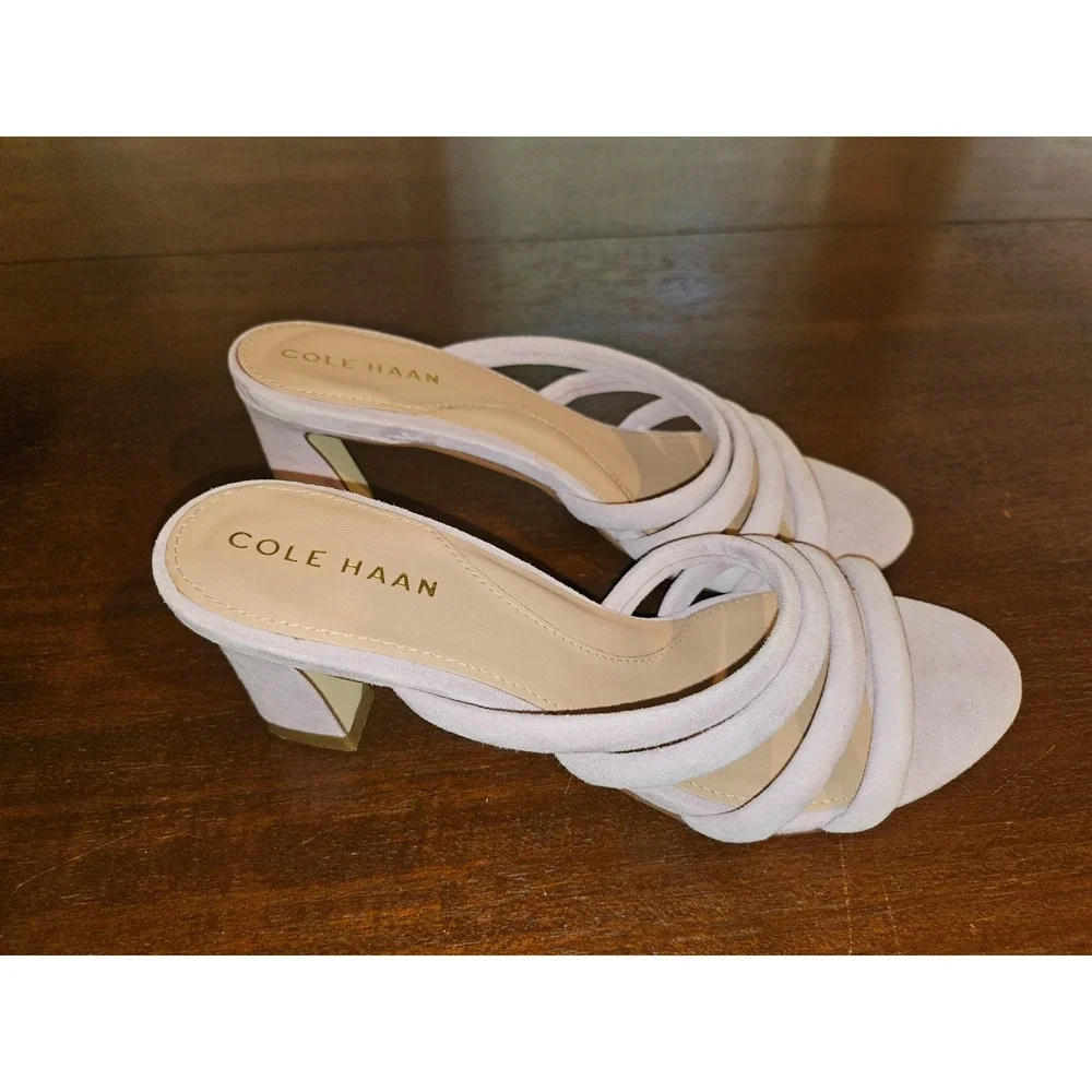 Cole Haan Adella Sandal Orchid Petal Suede Size 7‎ $150 New - Picture 4 of 10